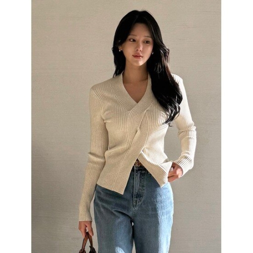 모리스커밍홈 트위스트 쉐입 골지니트_M2501KN004A_이미지