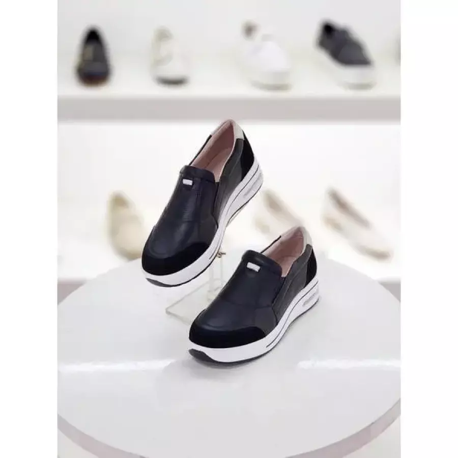 세레스 세이브존07 소가죽 경량 슬립온4cm KR P340US S48912089