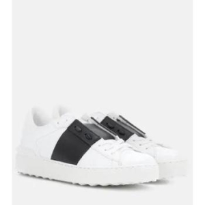 발렌티노 Garavani 오픈 레더 스니커즈s P00298371