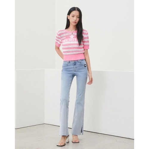 에고이스트 밑단 맞트임 그라데이션 데님팬츠 ER3DP761