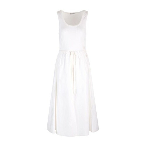 몽클레르 패치로고 플레어 미디 드레스 M 8I00020 89AK6 034