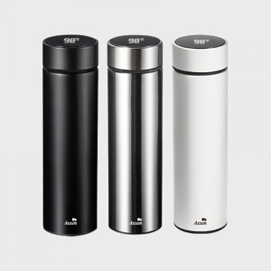 액센코리아 온도 표시 텀블러 블랙 480ml