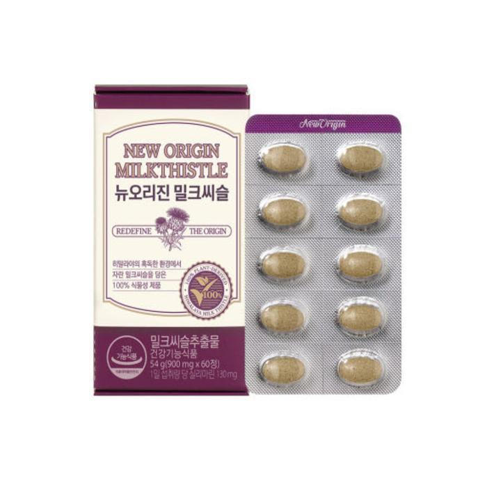 유한양행 뉴오리진 밀크씨슬 900mg 60정 (10개)_이미지
