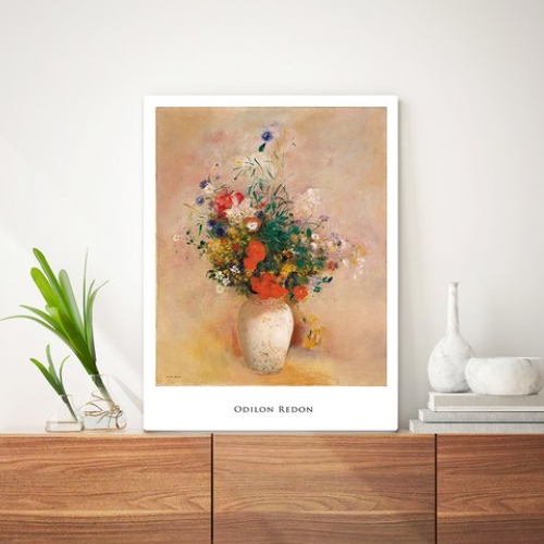 오홀리브 오딜롱르동 기본다리 접이식 액자테이블 (80x60cm)_이미지