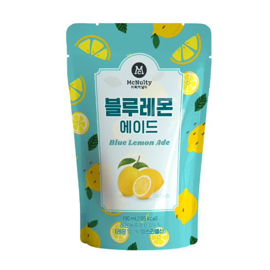 한국맥널티 블루레몬 에이드 190ml (10개)_이미지
