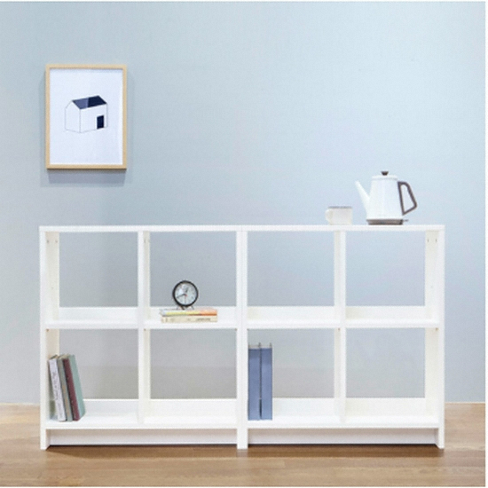 모노폴리오 댄디 2단 책장 WH 700_이미지