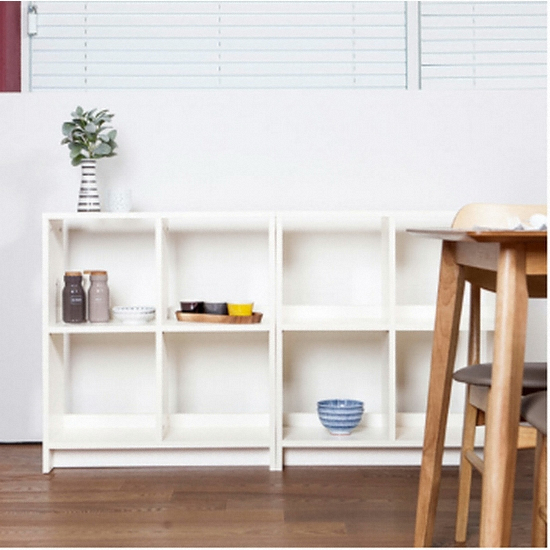 모노폴리오 댄디 2단 책장 WH 700_이미지