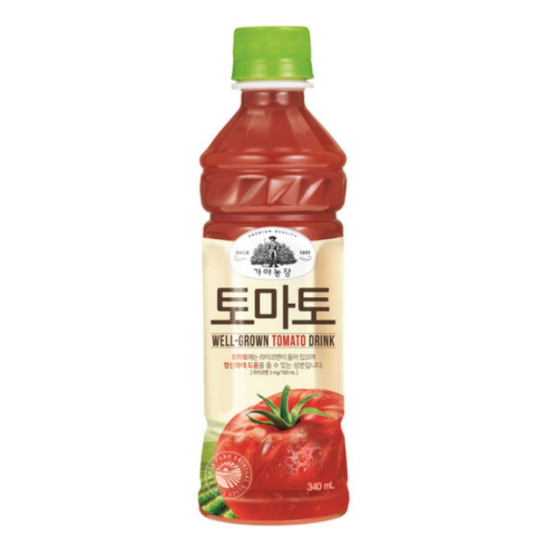 웅진식품 가야농장 토마토 340ml (12개)