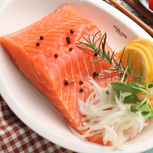 정도에프앤에프 연어미식회 노르웨이 필렛 생연어 1kg (1개)_이미지