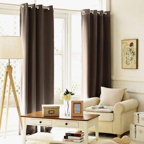 백광 라이크홈 솔리드 아일렛형 암막커튼 (2장, 145x233cm)_이미지