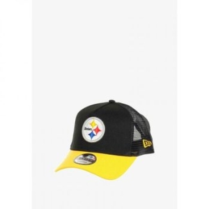 뉴에라 피츠버그 스틸러스 NFL 투톤 버스텔바레 포티 에이프레임 트러커 캡 검정색 6694069
