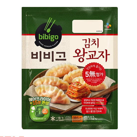 CJ제일제당 비비고 김치 왕교자 385g (3개)