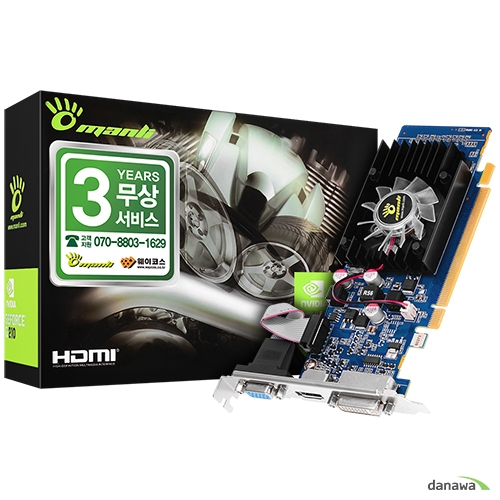MANLI 지포스 G210 Mini D3 1GB LP_이미지