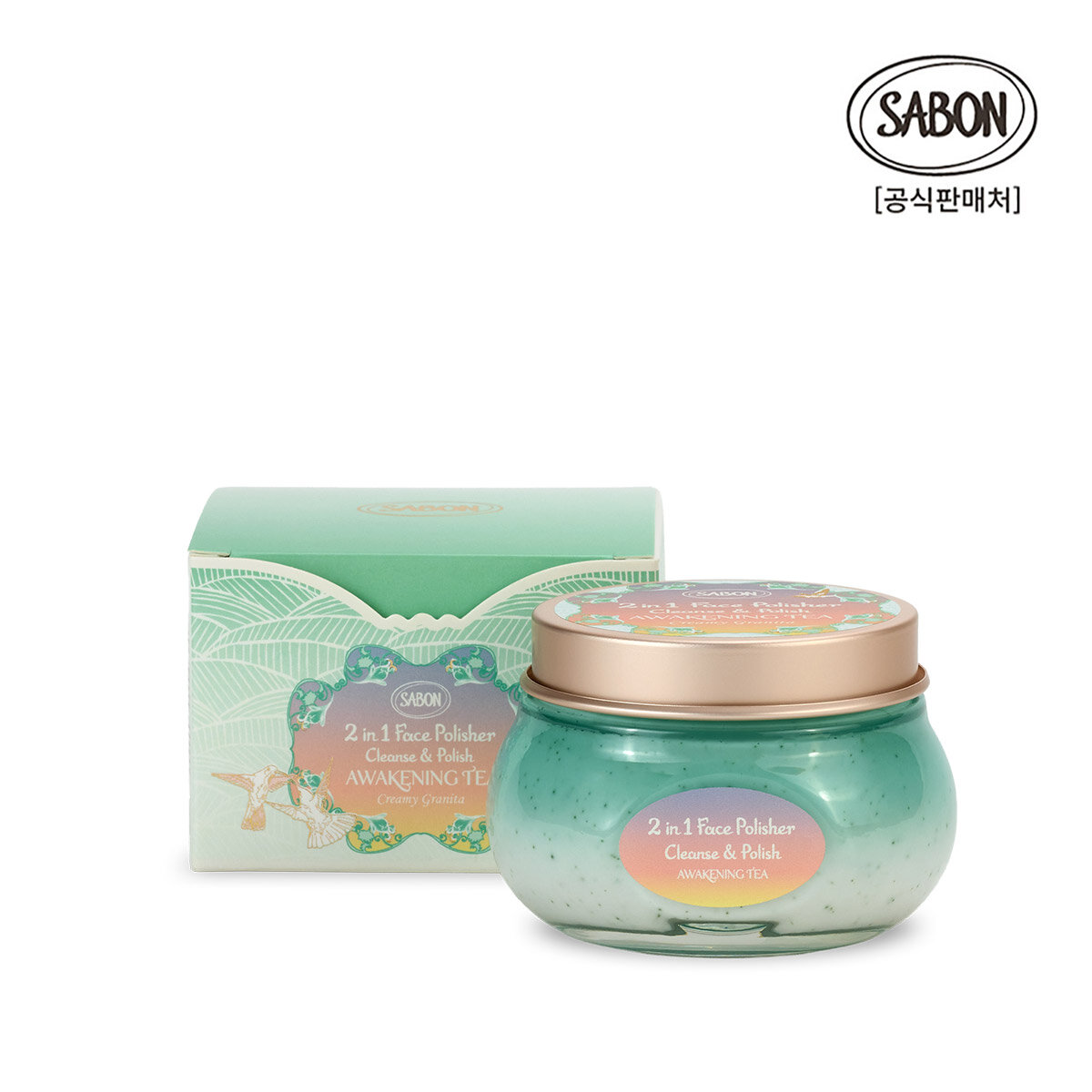 사봉 2 in 1 페이스 폴리셔 어웨이크닝 티 125ml