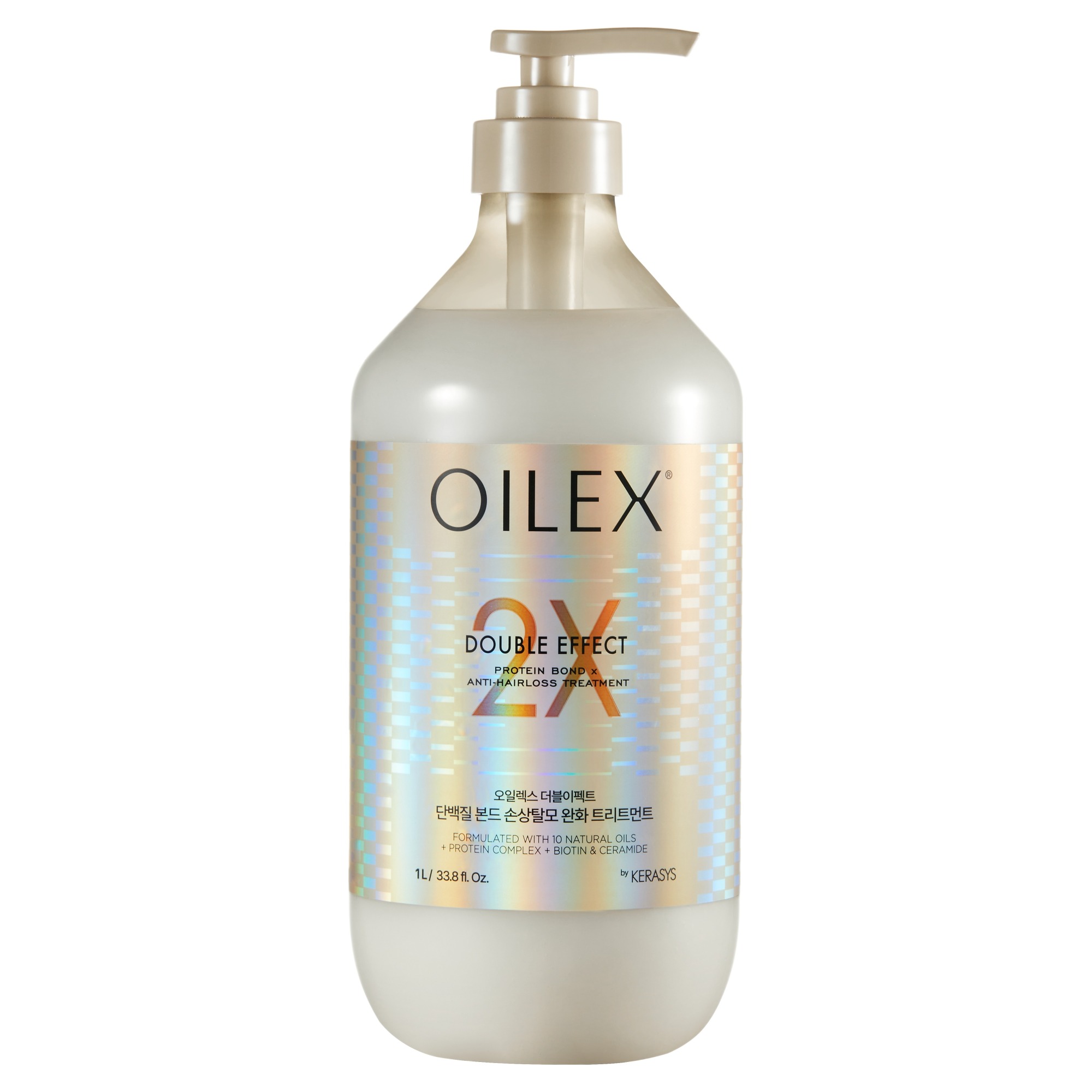 케라시스 오일렉스 더블이펙트 단백질 본드 손상탈모 완화 트리트먼트 1000ml