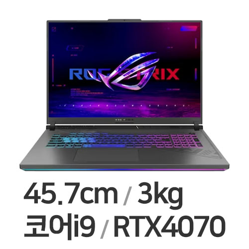 ASUS ROG STRIX G18 G814JI-N6030 WIN11 64GB램 (SSD 1TB)