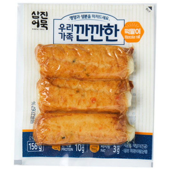 삼진어묵 우리가족 깐깐한 떡말이 156g (1개)_이미지