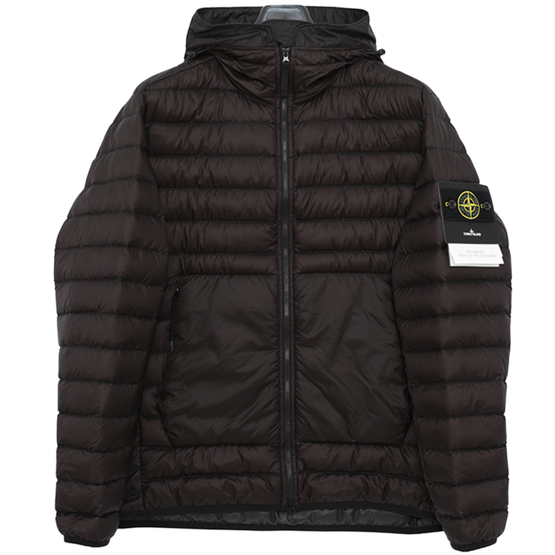 스톤아일랜드 바이오 립스탑 다운 자켓 761540324 (V0029, 블랙)_이미지