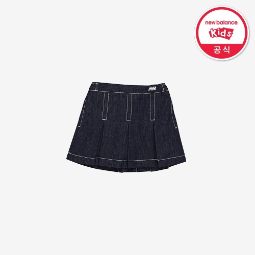 NBGC 데님 플리츠 스커트 (NK9WF1801G)