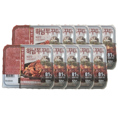 주현푸드 하남쭈꾸미 매운맛 500g (10개)