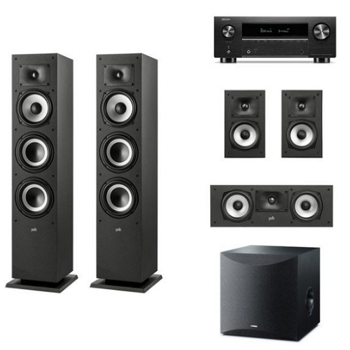 데논 AVC-X3800H + 폴크오디오 XT60 + XT15 + XT30 5.1채널 (NS-SW100)_이미지