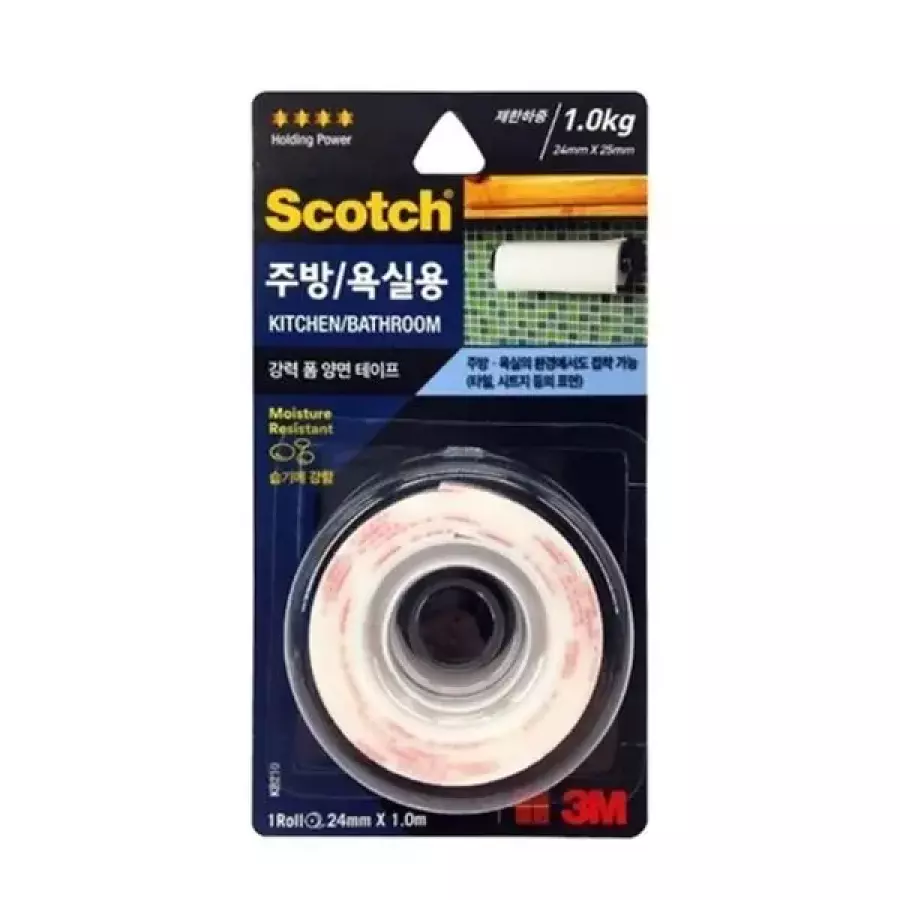 강력 아크릴폼양면테이프 주방 욕실용 24mm x 1M 43579286