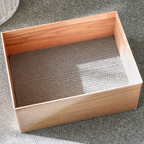 세토리 펫토리아 한발뚝딱 박스 캣스크래쳐 (레귤러오크)_이미지