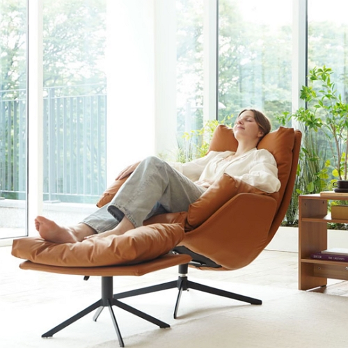 마루이 밀러 가죽 리클라이너 1인용