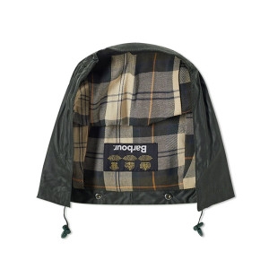 바버 왁스자켓 탈부착 코튼 후드 MHO0004_이미지