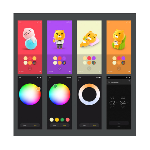 카카오프렌즈 LED 라이언 홈 스마트 IoT 램프_이미지