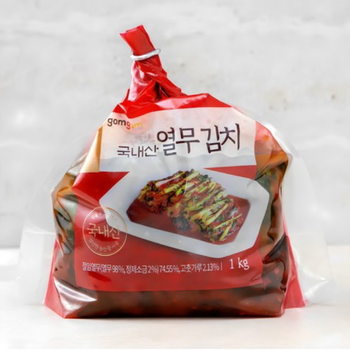 쿠팡 곰곰 국내산 열무김치 1kg (1개)