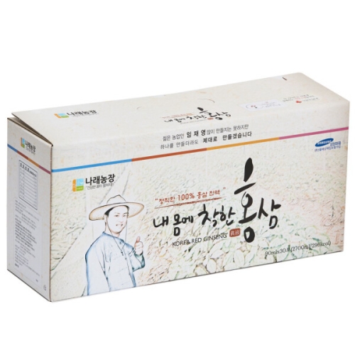 나래식품농장 내몸에 착한 홍삼 진액 90ml 30포 (1개)_이미지