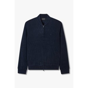 엠포리오 아르마니 남성 코듀로이 라운지 집업 자켓 0815338006_이미지