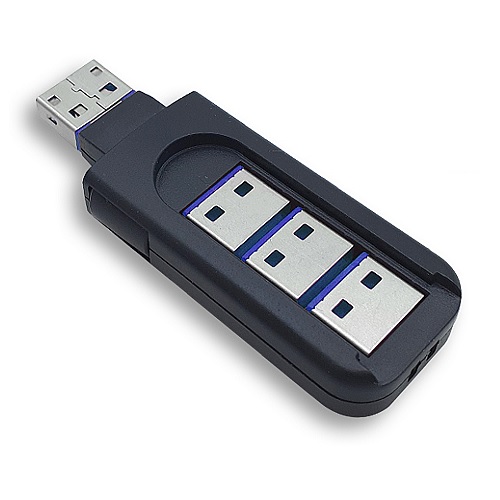 라인업시스템 LANSTAR LS-USBLOCK-B-SET USB포트 잠금장치 전용 보안 커넥터_이미지