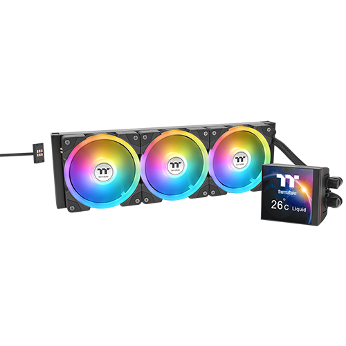 써멀테이크 MAGFloe 360 Ultra ARGB Sync (블랙)