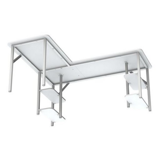 제닉스 ARENA L데스크 ㄱ자 코너 컴퓨터 게이밍 책상 (2400x600)_이미지