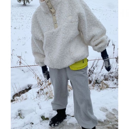 썸웨어버터 썸웨이버터 SOMEWHEREBUTTER Toka Fleece Anorak Ivory S5WZP02IVF 115198_이미지