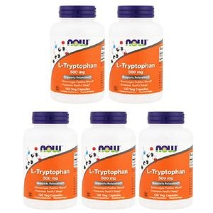 나우푸드 L-트립토판 500mg 120캡슐 (5개)