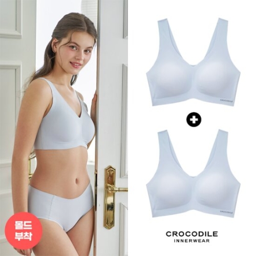 감탄 라이크라 쉘론 몰드부착 런닝형 브래지어 2종