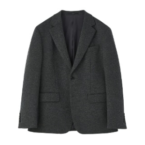 맨잇슈트 르메스트 포멀핏 그레이 솔리드 울혼방 저지 자켓 LMID11 026