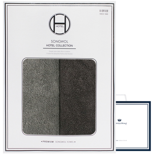 송월타월 호텔수건 에르모 선물세트 (2장)_이미지