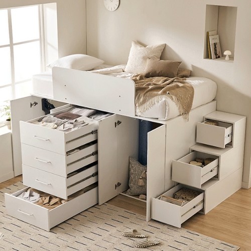 삼익가구 드로빅 빅수납 A타입 벙커침대 SS (7존독립)_이미지