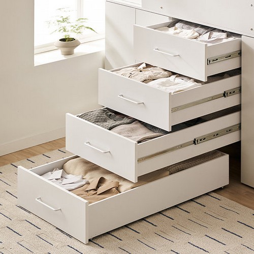 삼익가구 드로빅 빅수납 A타입 벙커침대 SS (7존독립)_이미지