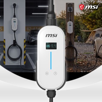 MSI EZgo 완속 7kW 벽부/이동형 <b>전기</b><b>차</b> 충전기