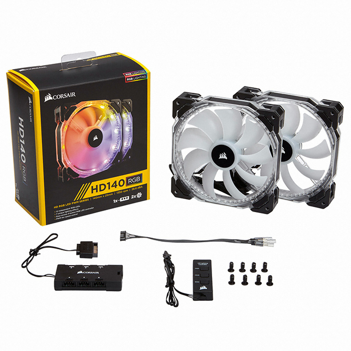 CORSAIR HD140 RGB (컨트롤러/2팩)_이미지