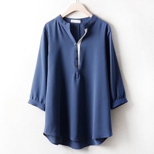  아이우먼 차이나 마르 블라우스 RI1667M803S 빅사이즈 사이즈에서 자유로운 그녀~