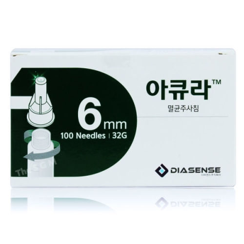 디아센스 아큐라 펜니들 32G 6mm (100개)_이미지