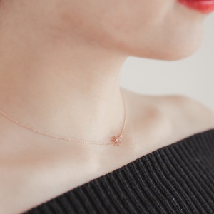 헤스티아 핸드메이드+쇼핑백/Gioia/ Guillermo 925 Silver Necklace HTJK-50773