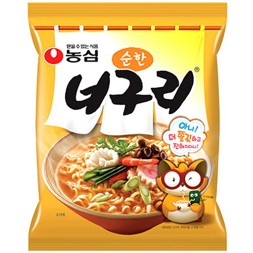 농심 순한 너구리 120g (40개)_이미지