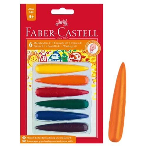 파버 카스텔  P&L 핑거크레파스 4세이상용 6입 천유닷컴